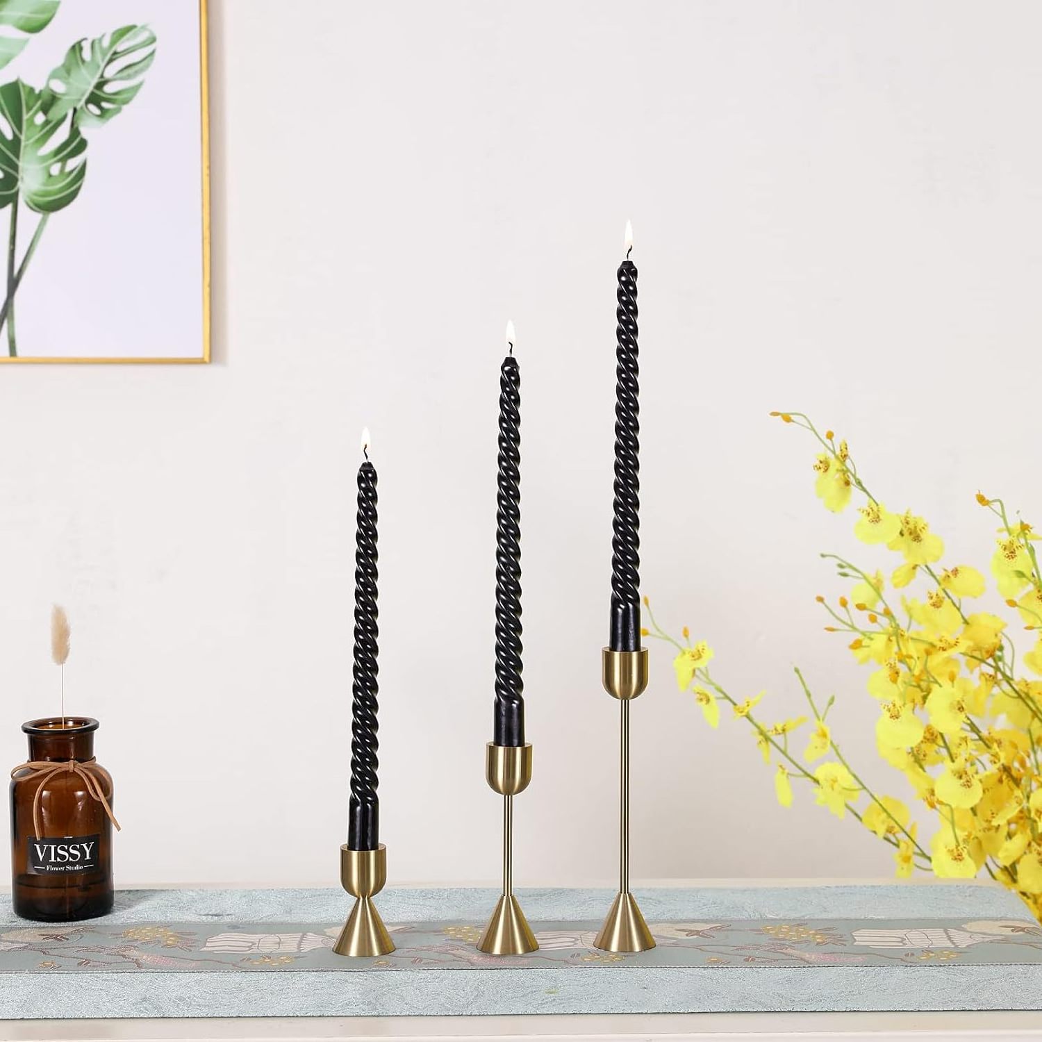 New Design Taper Candlestick, Metal Candle Holders Set, For Table Wedding Housewarming Decoration