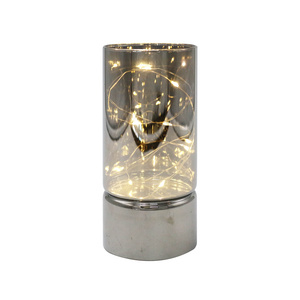 Nordic retro frame LED glass hurricane Lamps/lanterns,Creative bar and cafe decor lights ,ornaments