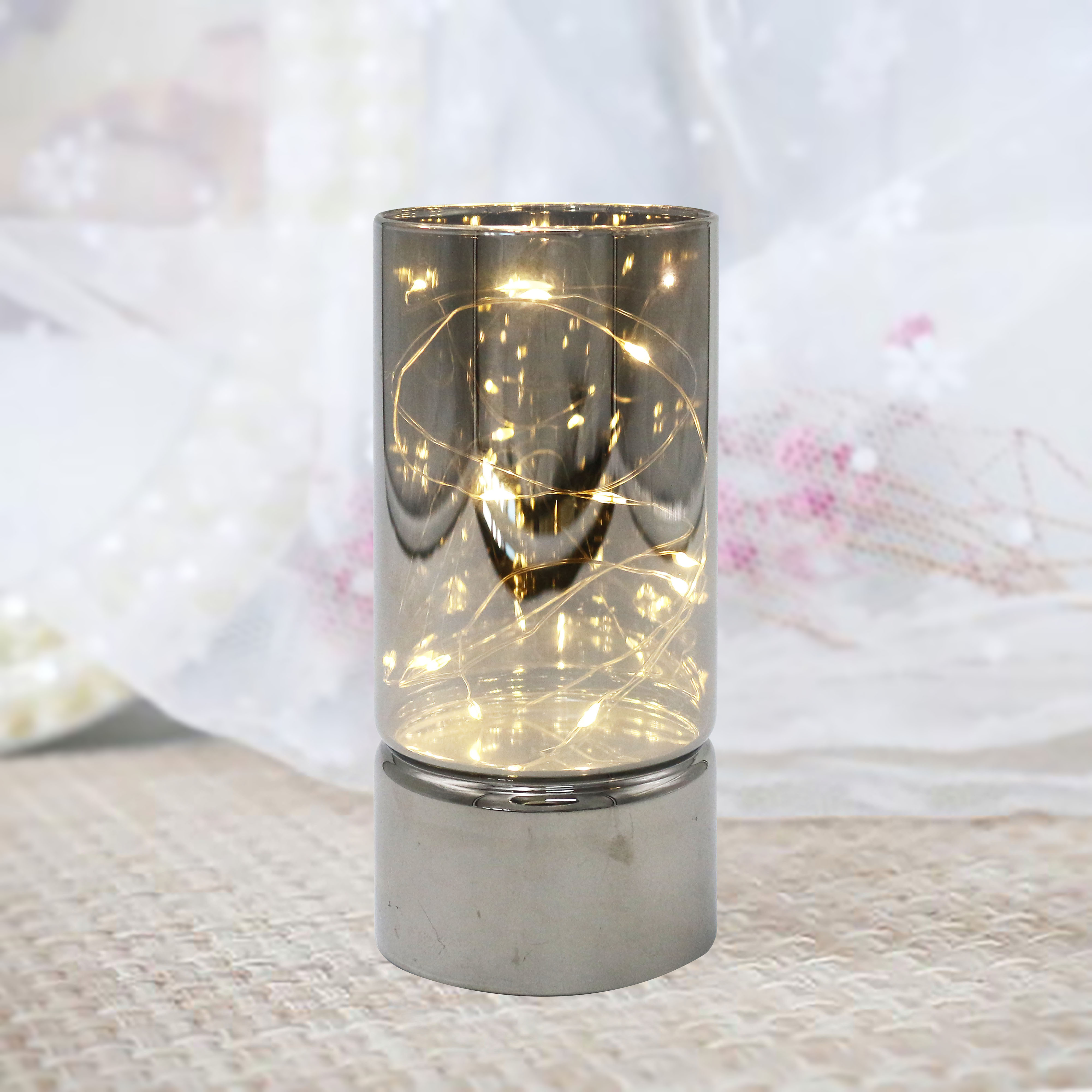 Nordic retro frame LED glass hurricane Lamps/lanterns,Creative bar and cafe decor lights ,ornaments