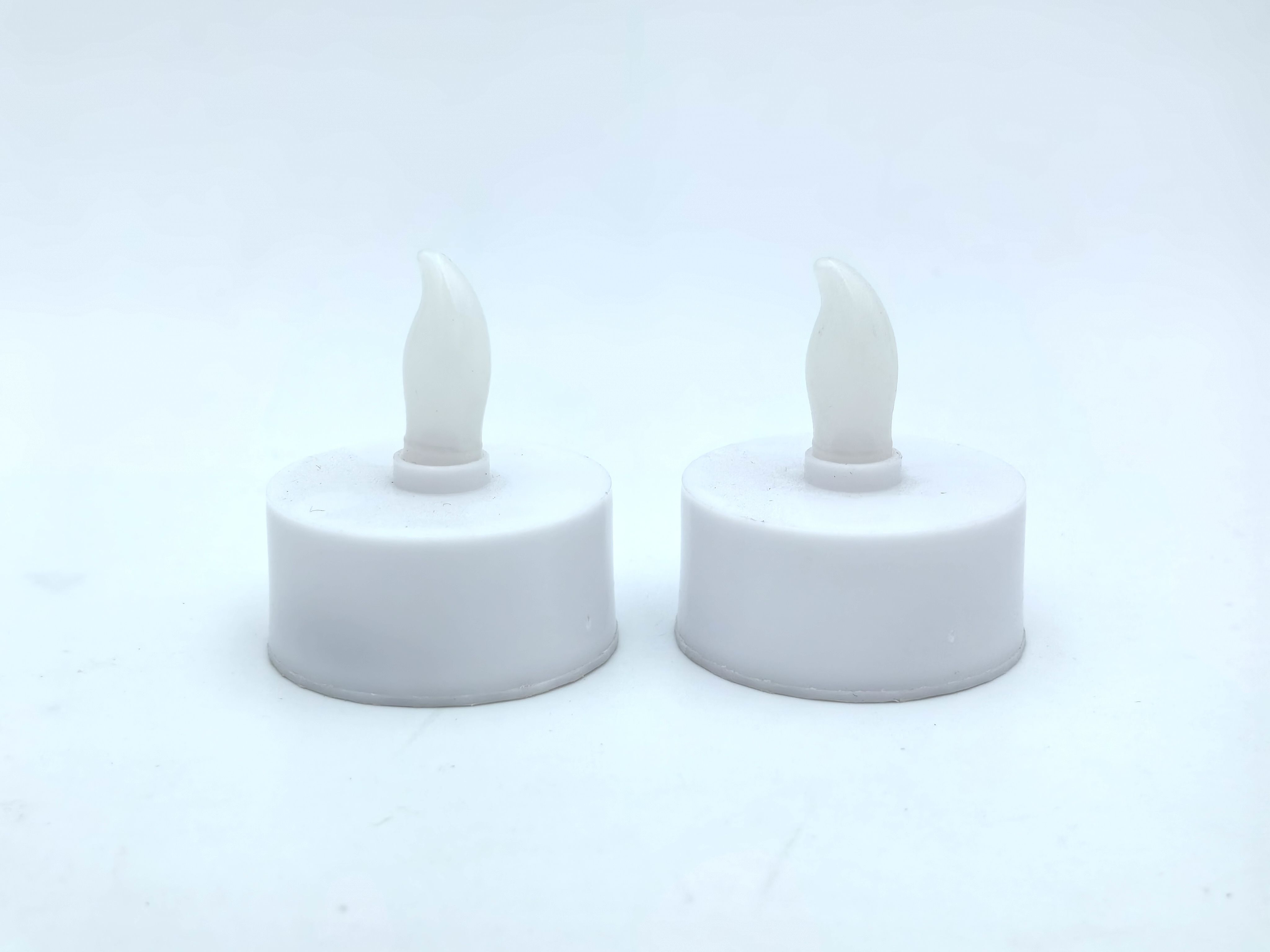 12Pack Flameless Led Plastic Tealight Candles White Led tea light