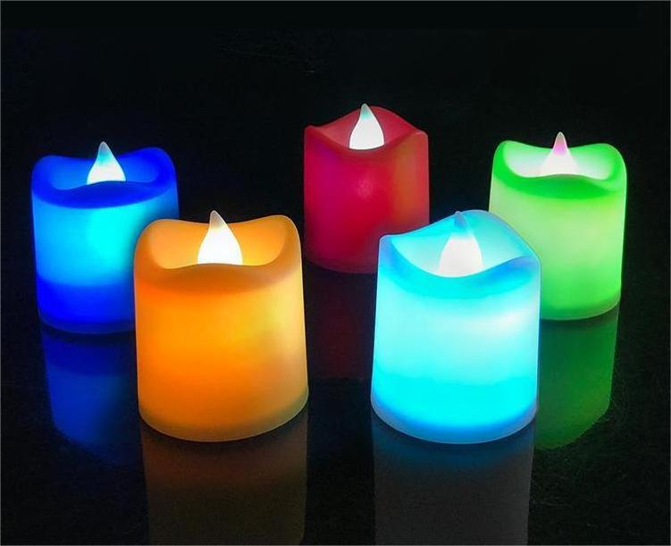 JHD0100101 Plastic Small Tealight LED Candle Battery operated light tea light