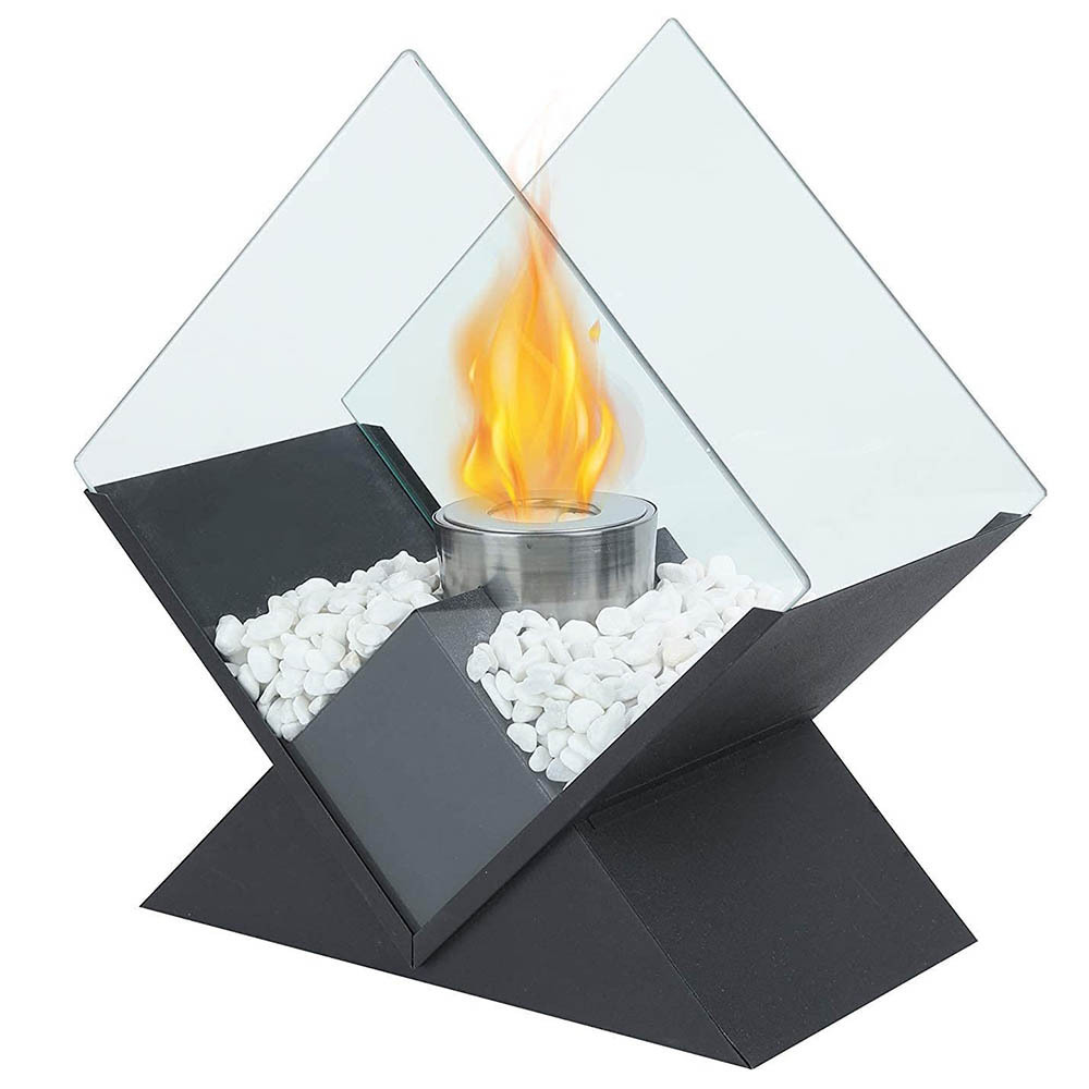 wholesale small alcohol metal bio ethanol burner table top fireplaces for indoor and outdoor decoration