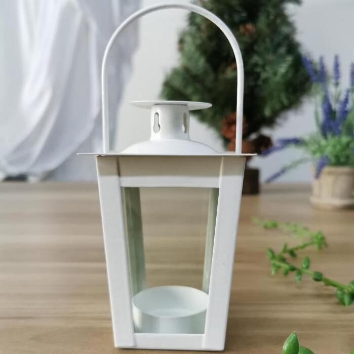 JHD0200221 Hot Sell Metal Hanging Mini Candle Lantern for Tealight Holder Wedding Lantern Decorative