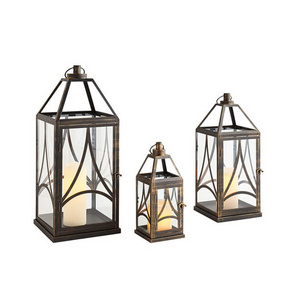 Gold Metal Glass Wholesale Moroccan Lantern