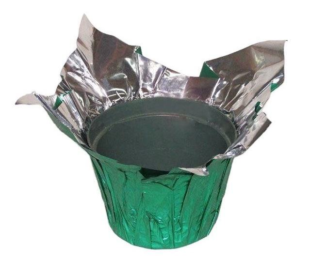 Colorful Customized Good Quality Foil Waterproof Round Aluminum CPP BOPP Plant Pot Cover