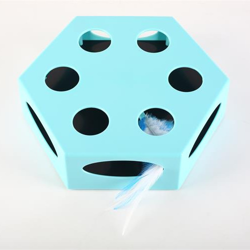 Factory Wholesale Interactive Cat Toy  Electronic Cat IQ Training Toy Automatic Pet Toy for Cat Hexagon Maze Box