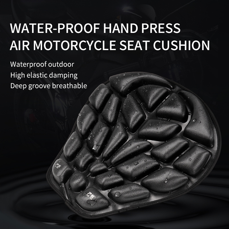 3D design Air Pad Motorcycle Seat Cushions Cover Waterproof Motorbike Scooter Seat Covers