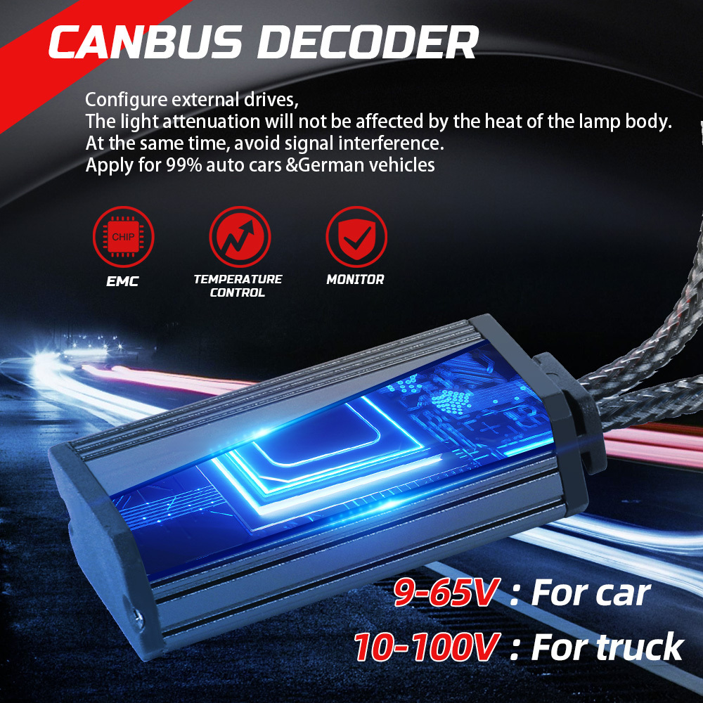 Canbus H4 H7 Led Headlight Bulb for Car HB3 H13 H1 9005 9006 H13 12V 24V Super Bright IP68 30000lm H7 Led Headlight H11