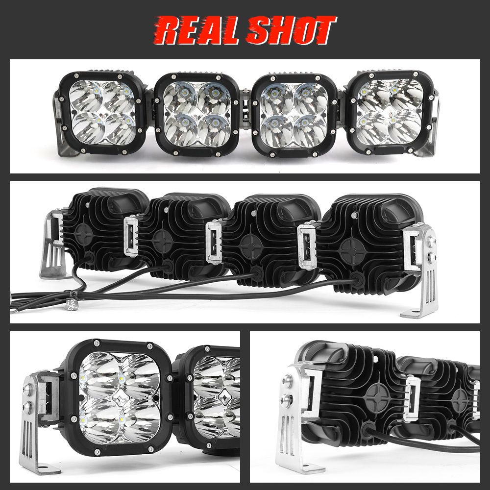 Can-Am Maverick R Accessories Overhead Top Roof Light Bar Cube Led Offroad Lights