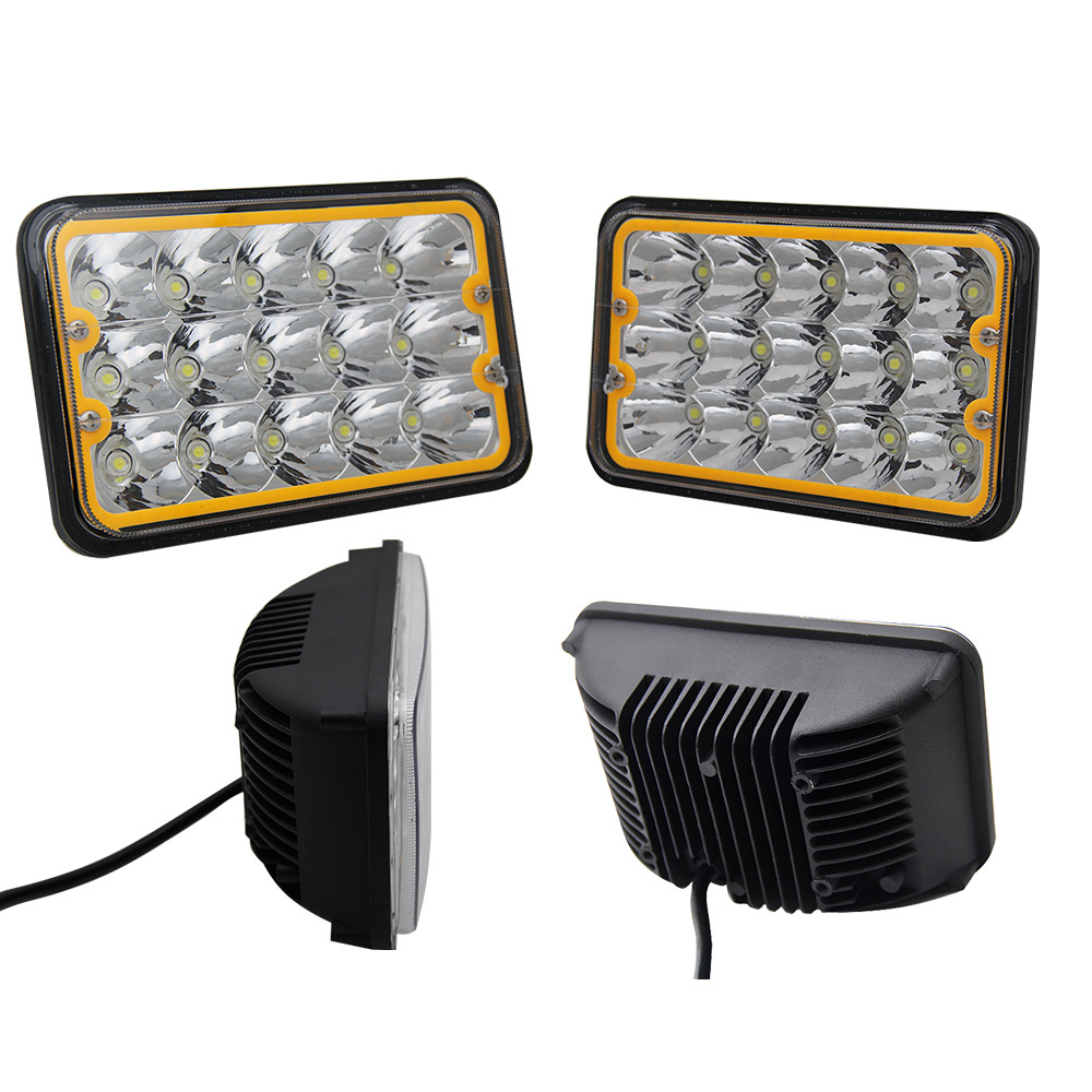 Auto Accessories Led Truck Light 45w 4 x 6