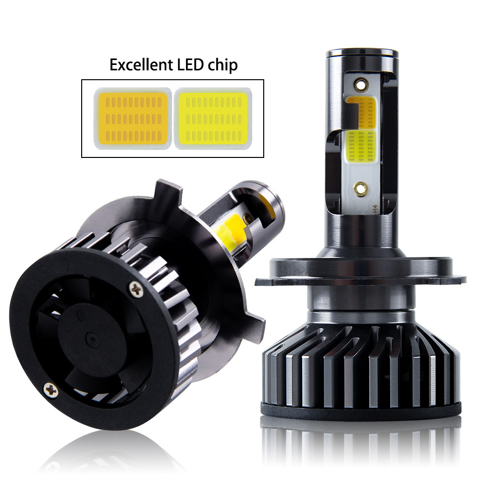 Super Bright 12V 24 Volt 3000K 6500K Fog Lamp 9006 H7 H1 Led White Yellow Canbus H11 Car 9005 Led Headlights Bulbs