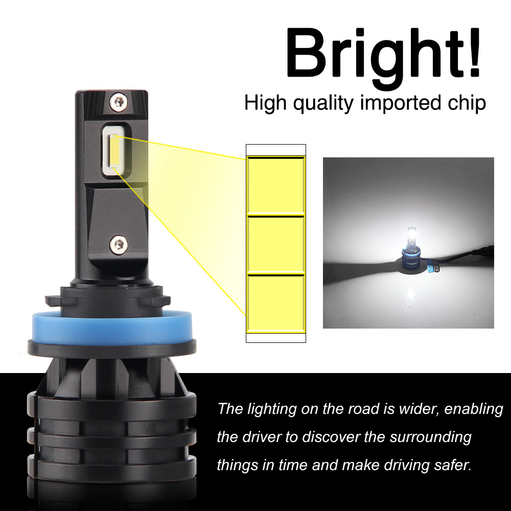 Newest Brightest Led H7 M2 H4 Led Lights Led Bulb 360 Lights 6500K H7 H4 M2 Led Headlight