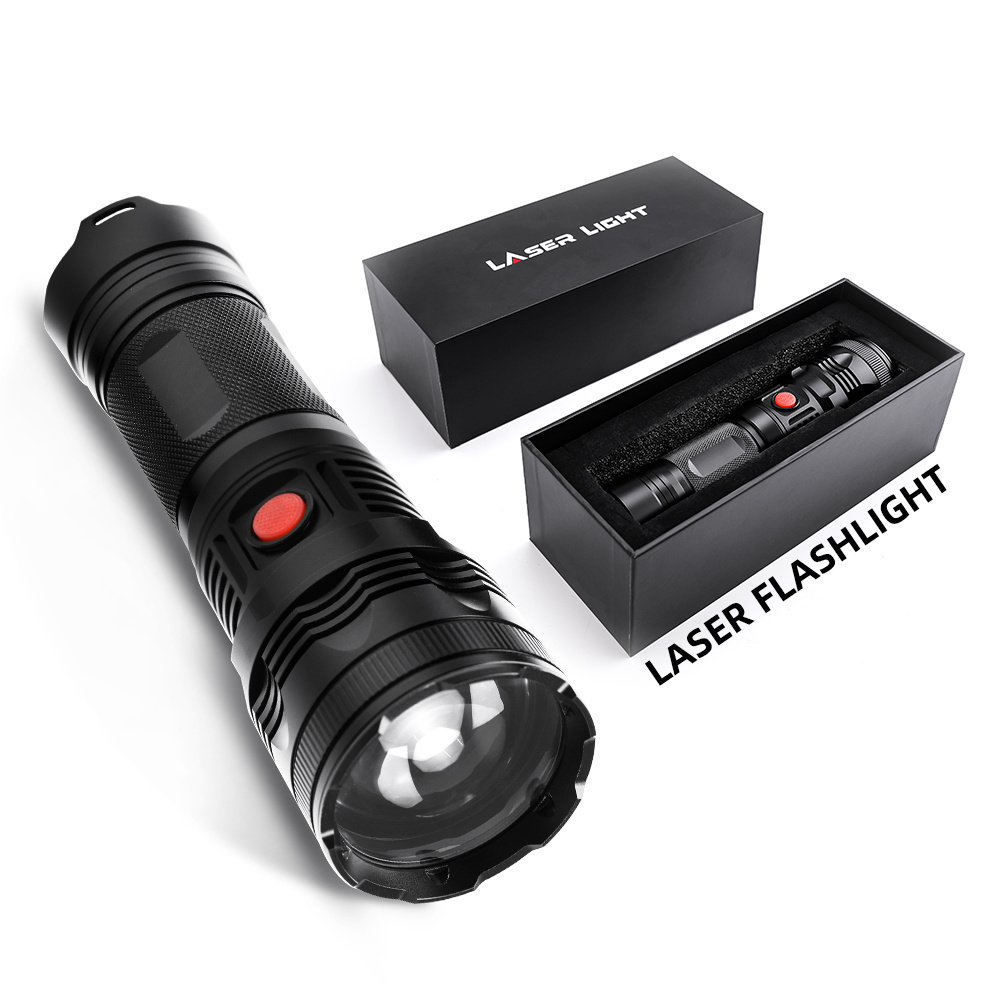 New Design Aluminum High Power Bright 2000m Portable Hunting Laser Flashlight