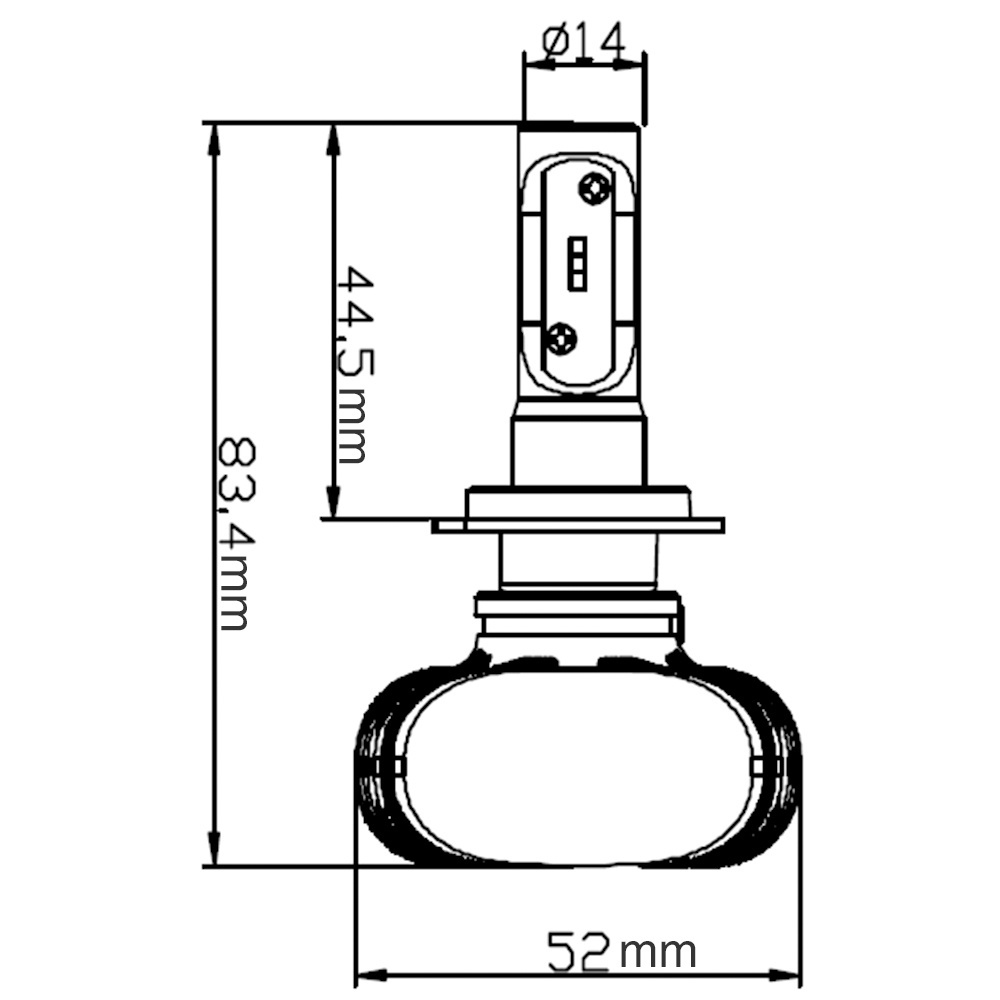 Factory Sell Led 9006 9005 CSP Led Lamp Kit, Fanless Led Bulb H11 Auto Led Car Headlight S1 H7 Led H4