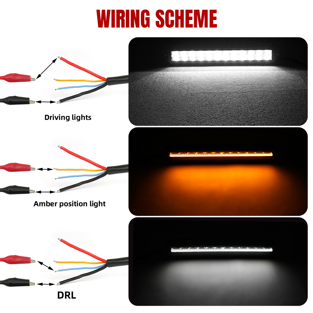 Wholesale CE EMC Extraljus Led Ramp IP69K Barra Led Offroad 4x4 22