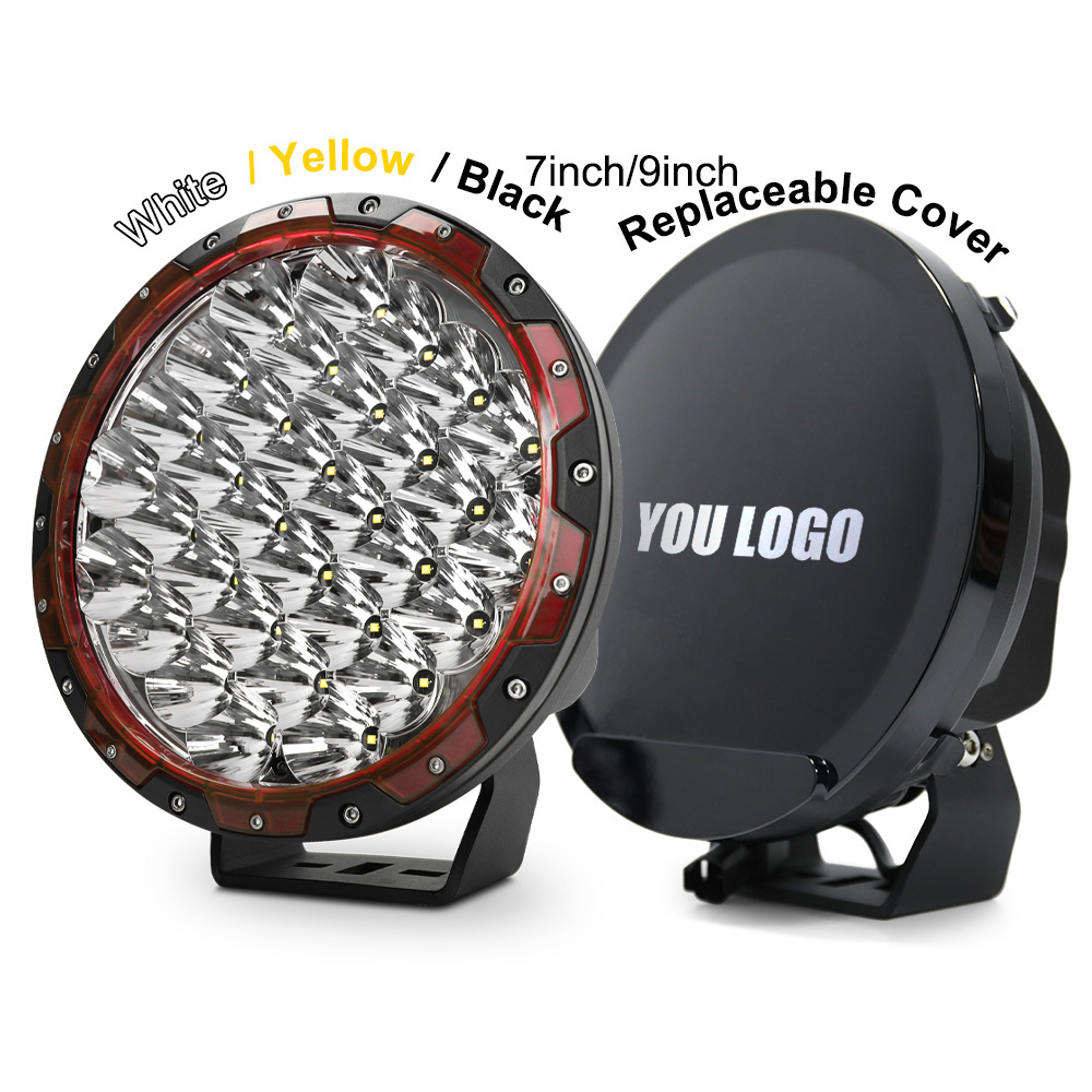 High Power IP68 Car Spot Light 1500M Super Bright Round Led Spotlight 4x4 Bumper Truck Offroad 7