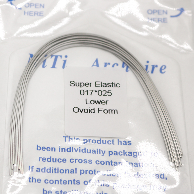 Super Elastic Niti Rectangular Arch Wire Oral Archwire for Orthodontic Dental