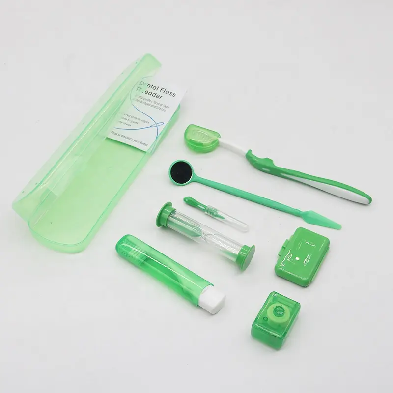 Dental Oral Care Clean Toothbrush Floss Thread Orthodontic Hygiene Kit