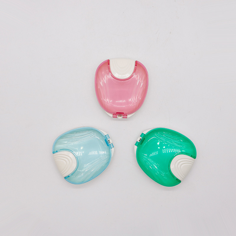 Colorful Sea Shell Shape Dental Orthodontic Retainer Case