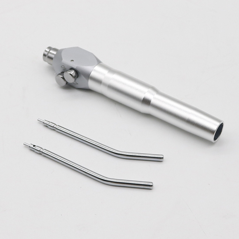 Dental Autoclave Air Water Spray Triple 3-way Syringe Button Handpiece with Two Nozzles