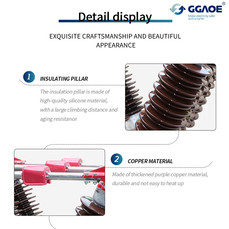 Gw5  30kv 33kV 35kV Outdoor High Voltage Isolating Switch Disconnecting Switch