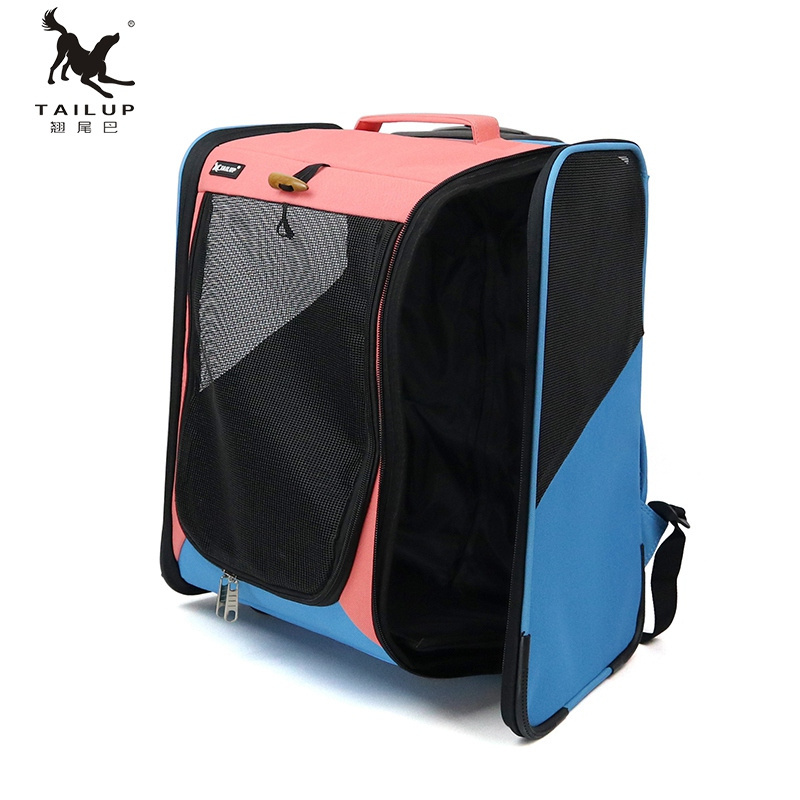 Airline Approved Pet Travel Rolling Backpack Carrier for dogs