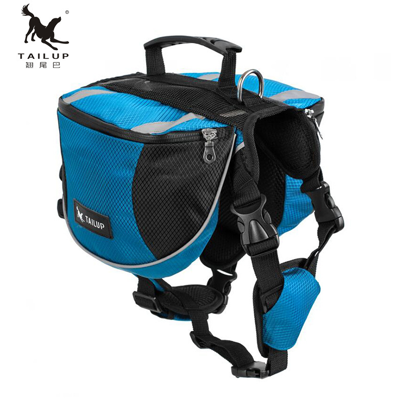 2019 Top Selling Dog Back Pack Saddle bags Outdoor Training Hiking Backpack Dog