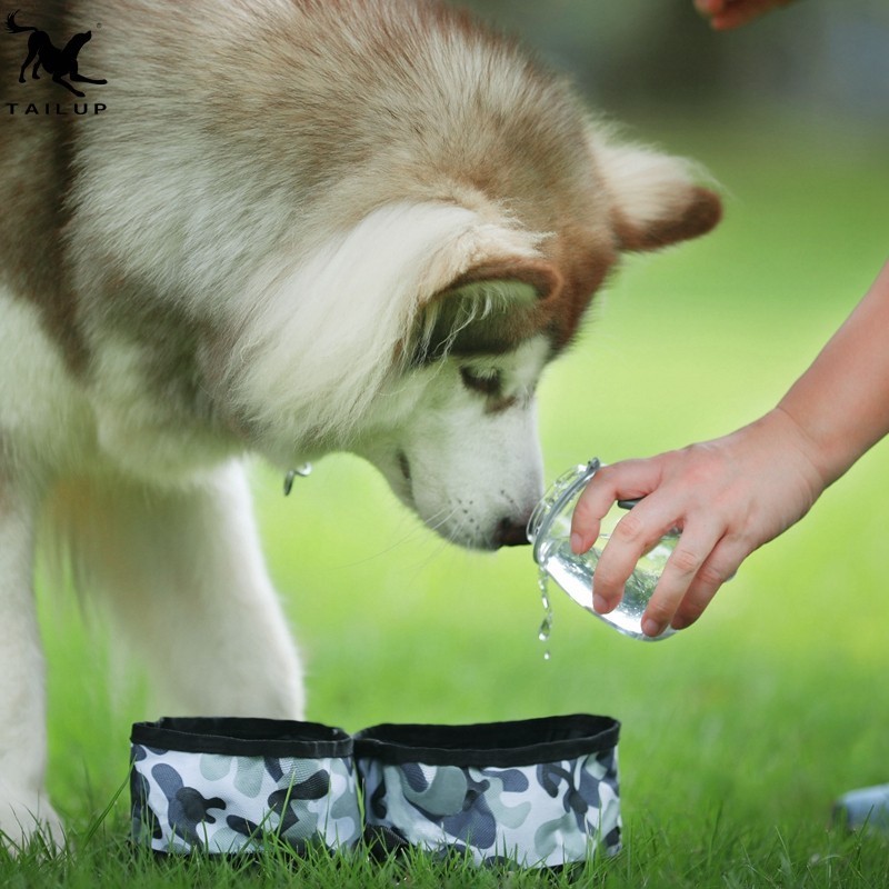 Wholesale Pet Supplies Dog Food Bowl Collapsible Waterproof Pet Bowl