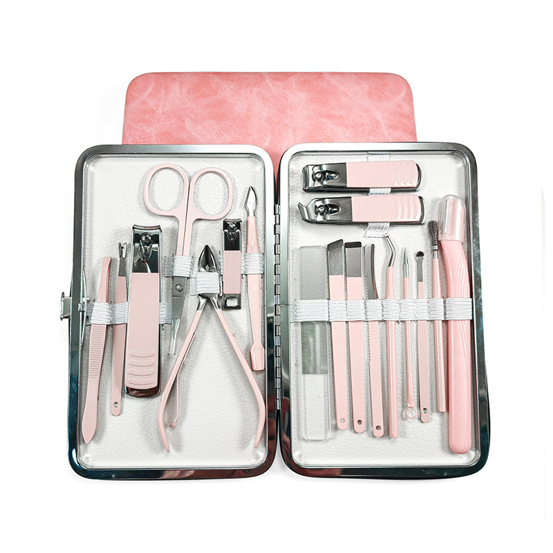 18 pcs/set Personal Manicure Grooming Tools Kit  Nail Care Tools Manicure Pedicure Set