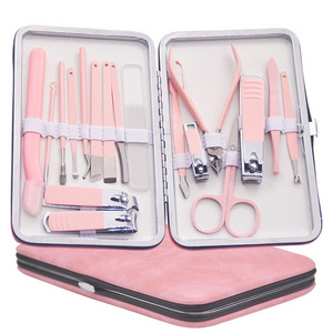 18 pcs/set Personal Manicure Grooming Tools Kit  Nail Care Tools Manicure Pedicure Set