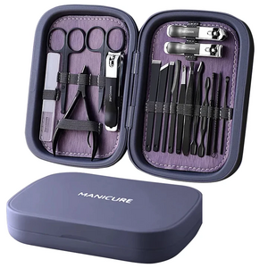 18 Pcs/set Personal Manicure Pedicure Grooming Kit Nail Tools Manicure Set