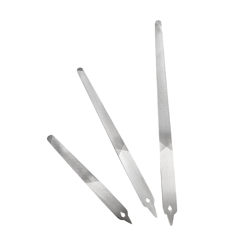 10.2-20.1CM #ae004  Stainless steel Personal Manicure Nail Polishing File Metal Nail File