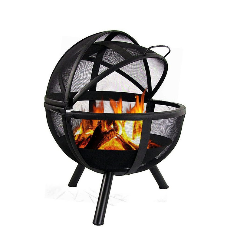 Outdoor campfire stove garden beach bonfire furnace stable mesh fire screen