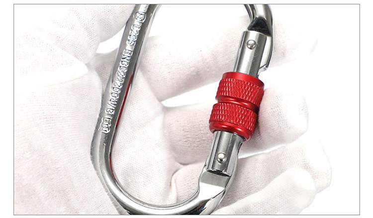 Wholesale high quality custom lock climbing swivel hook carabiner clips aluminum carabiner