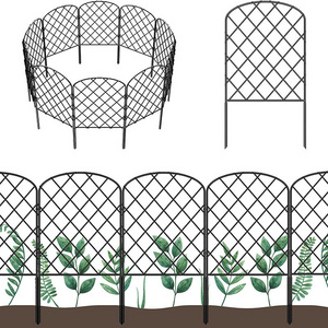 New Design custom size metal decorative garden fencing iron fence for gardens