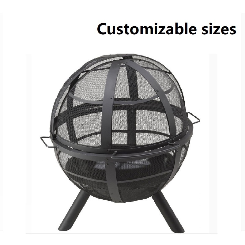 Outdoor campfire stove garden beach bonfire furnace stable mesh fire screen