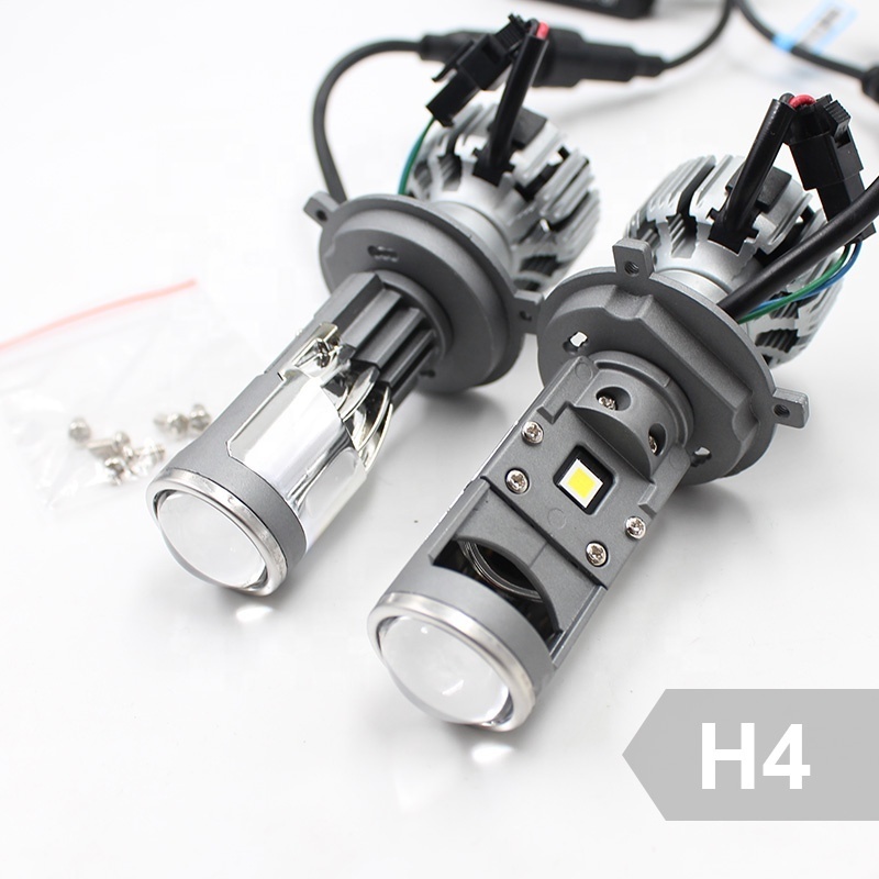 JG G7 LED Retrofit Kits 8000LM Headlights Bulb Proyector Lens H4 H7 H8 H9 H11 9005 9006 9012 Mini Bi LED Projector Lens