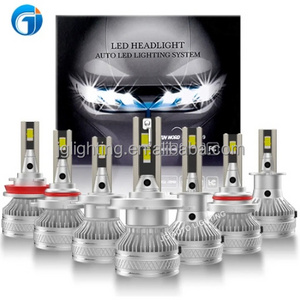 JG WS55 Double Copper Tube CSP LED Headlight 120W 22000LM Car LED Headlights Bulb Head Lamp Fog Light H4 H7 H8 H9 H11 9006 LED