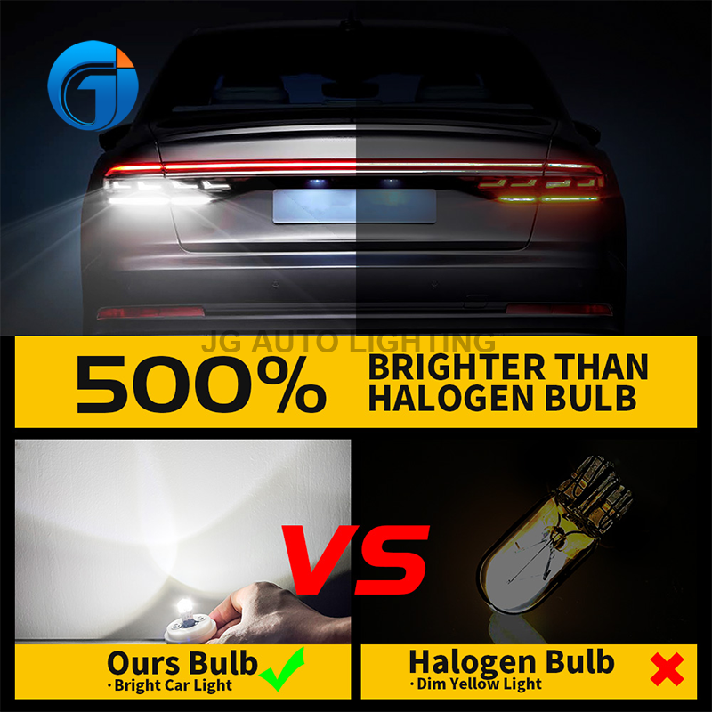 JG No Error 4014 921 24SMD 6000K Auto Back up Reverse Lamp Car Tail Brake Bulbs Canbus WY16W W16W t15 led light bulb