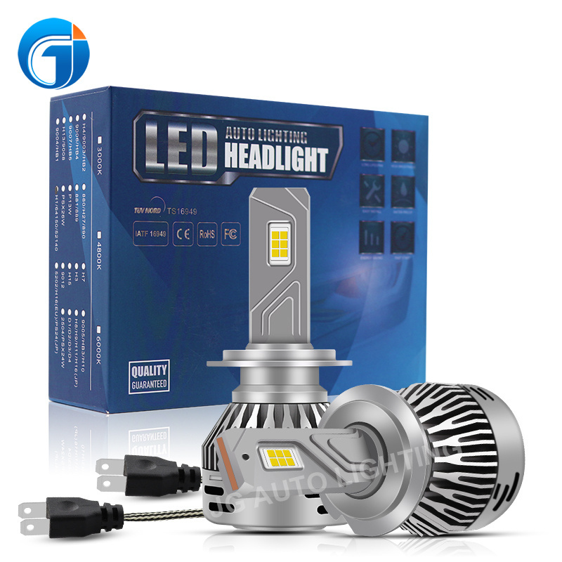 JG AUTO High Power great output 99% canbus A5 H1 H3 H4 H7 H11 H13 880 881 9004 9007 car led bulb Headlight