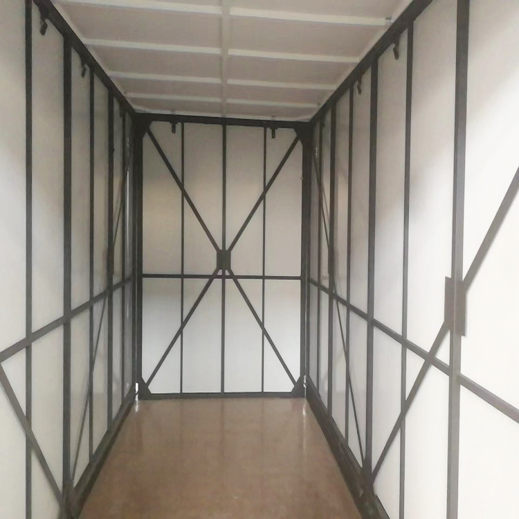 folding 9ft 16ft 19ft  steel Portable moving  foldable self storage container house for selling