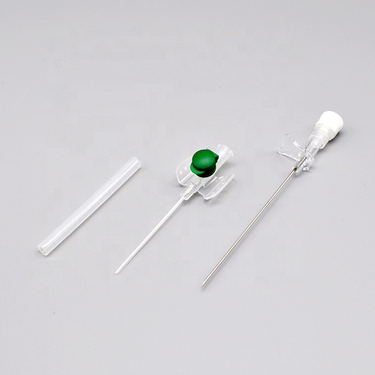 Hot selling medical type butterfly needle with injection port safety iv cannula catheter