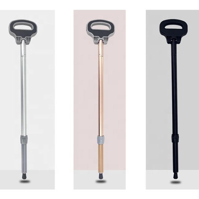 Amaz crutch  adjustable walking stick chair for men senior disabled crutches aluminum foldable walking stick with seat