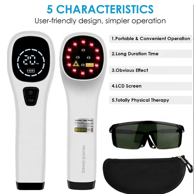 High intensity medical device pain treatment human bone articular 980 nm light laser therapy device