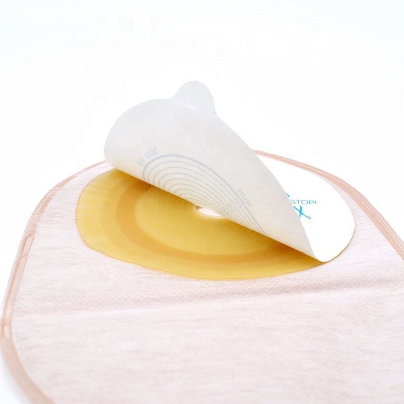 Best seller reusable One piece 57mm 60mm 70mm adhesives convex cover colostomy urine urostomy bag