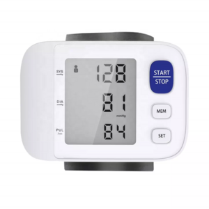 Good quality with pulse rate and Irregular heartbeat automatic bp machine cuff wrist digital blood pressure monitor