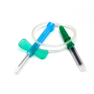 CE Approval medical disposable type  draw for 23g vacuum butterfly blood collection needle