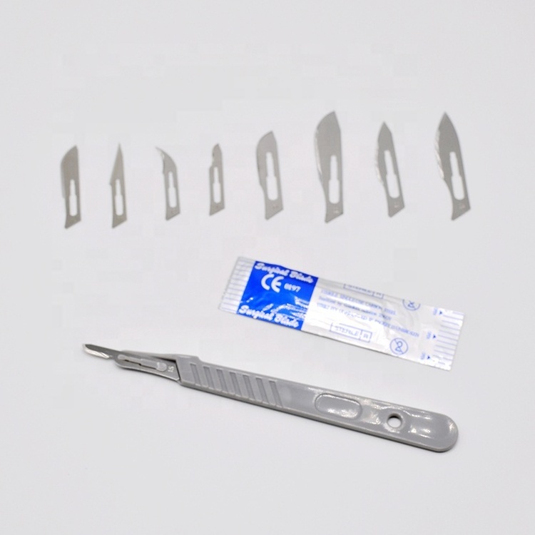 Good manufacturer making machine industrial Sharp Stainless Steel Scalpel handle Surgical Blade