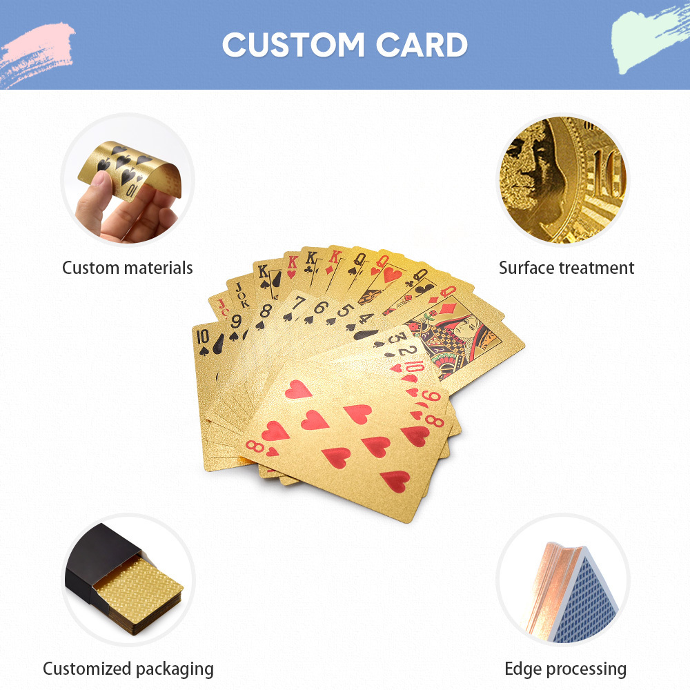 Custom Printing Adult Casino Magic Poker Bulk Custom Logo Paper Deck Playing Cards Front And Back