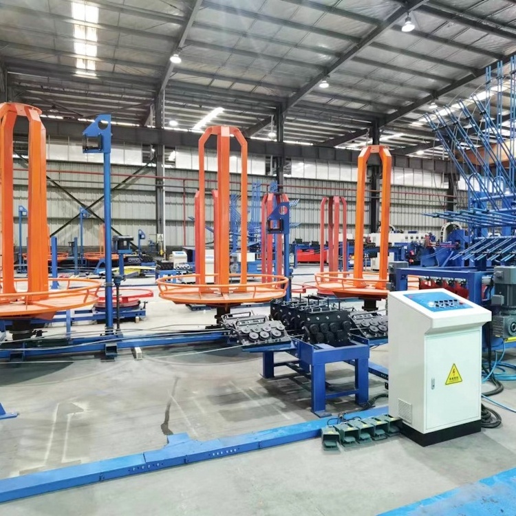 JGH35 automatic cnc rebar steel frame roof steel bar lattice truss making girder welding machine